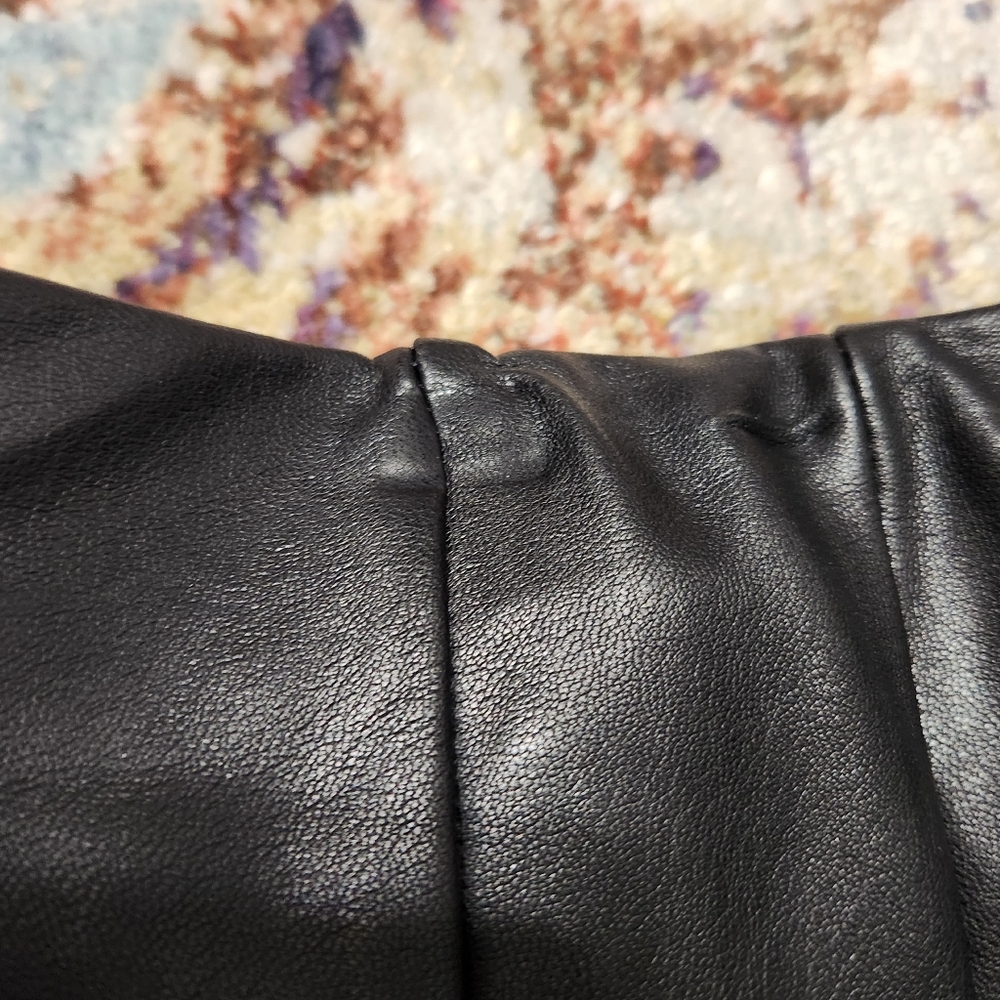 Eloquii Faux Leather Skirt Black Size 24 - Picture 6 of 11